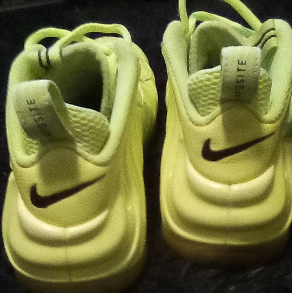 Nike Foamposites Highlighter Yellow Sneakers